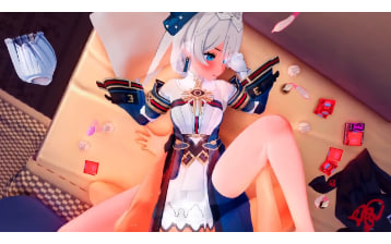 崩壞3-就是要狠狠地操德麗莎與琪亞娜